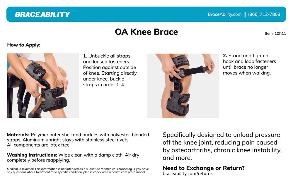 Medizinische OA-Entlastungs-Knieschiene | Unikompartimentelle Arthrose-Orthese | Varus/Valgus-Korrektur & ROM-Kontrolle | Mediale & Laterale Entlastung | Einstellbarer Bewegungswinkel