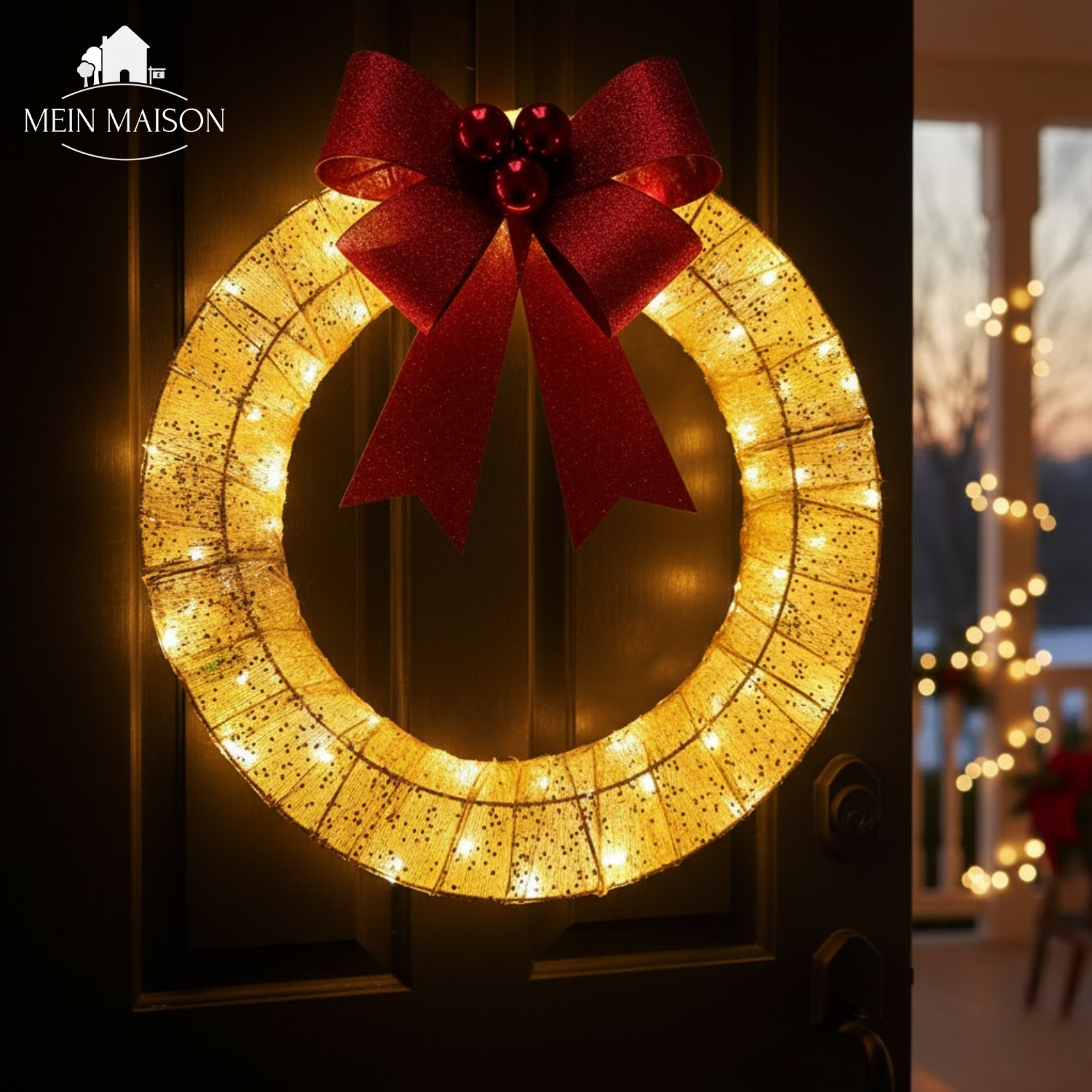 GlorinaWreath – Leuchtende Weihnachtsmagie für Innen- und Außenbereich