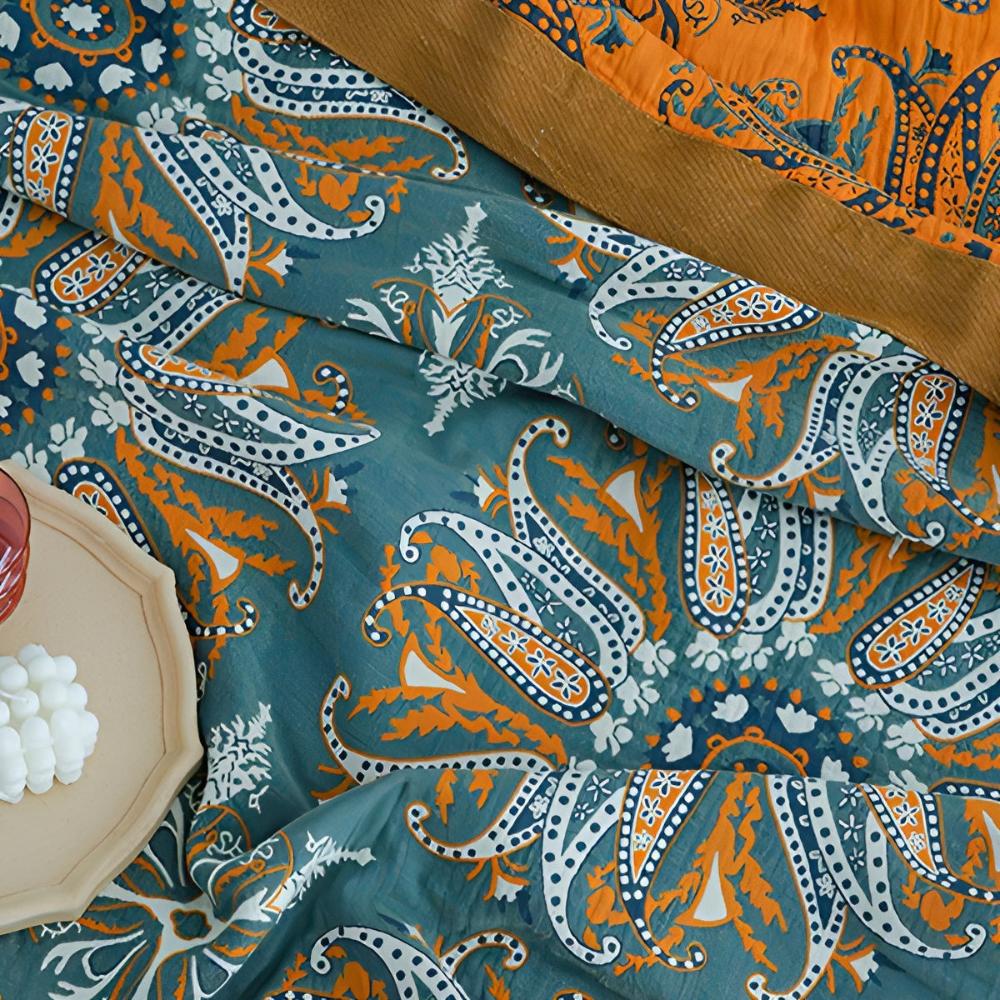 Boho Bloom Reversible Blanket