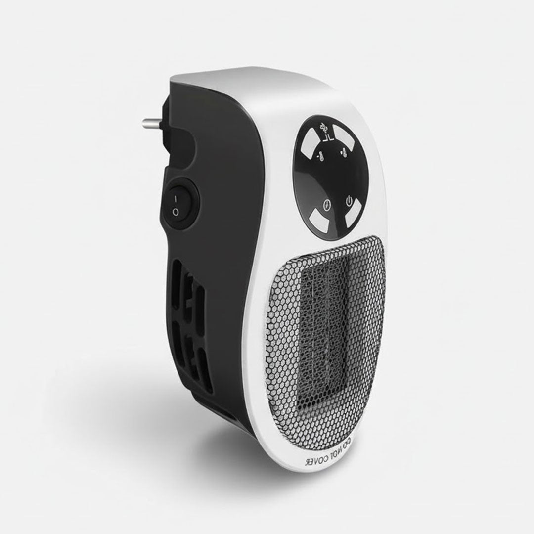 500W Tragbarer Elektrischer Heizlüfter - Kompakter Ventilatorheizer - Leiser Betrieb