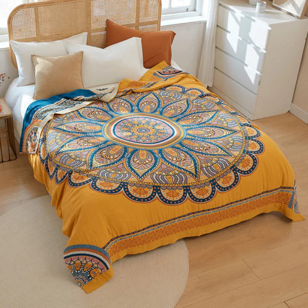 Goldene Lotus Komfort Wendedecke