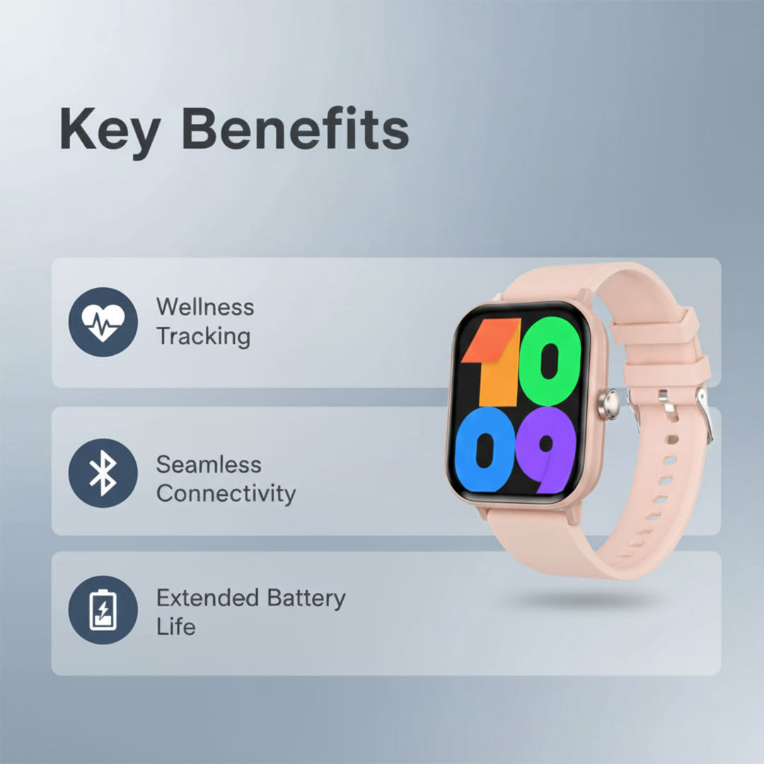 Smartwatch - Wellness-Tracking - Bluetooth-Konnektivität