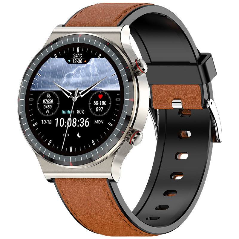 Medizinische EKG-Smartwatch | CFDA-zertifiziert | 512Hz High-Precision Biosensor | SpO2- & Herzfrequenz-Monitoring | KI-basierte Atemanalyse | IP67 Wasserdicht