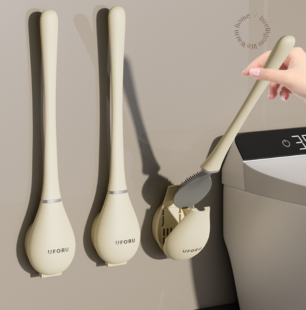 Zeitgemäße flexible Silikon-Toilettenbürste