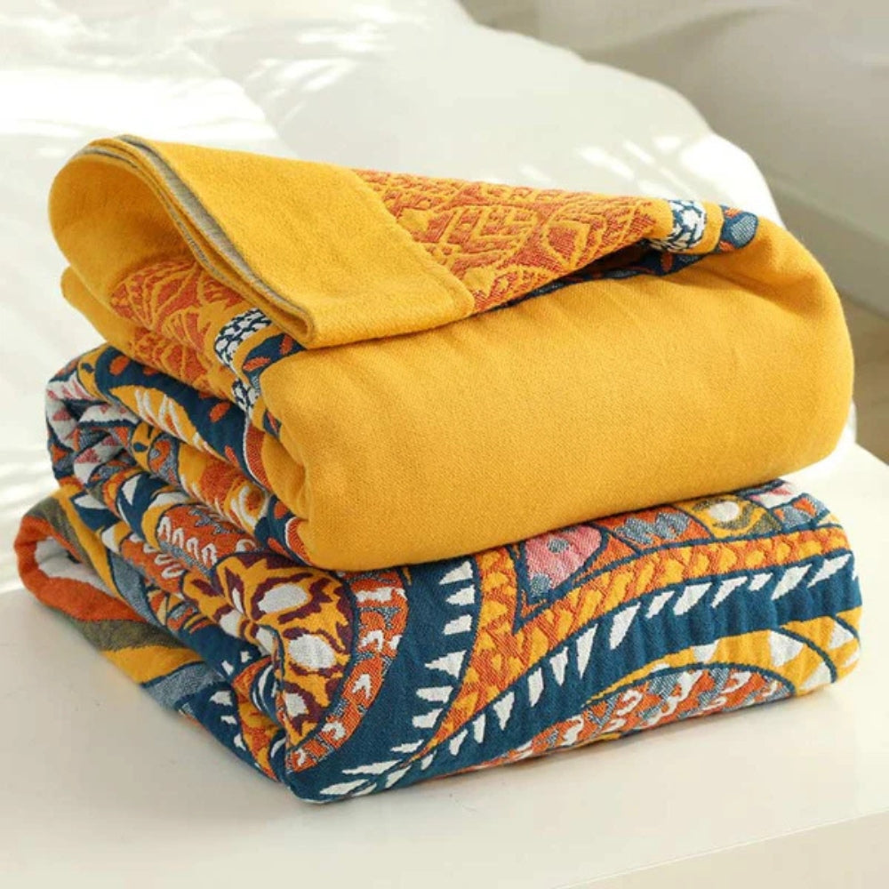 Goldene Lotus Komfort Wendedecke