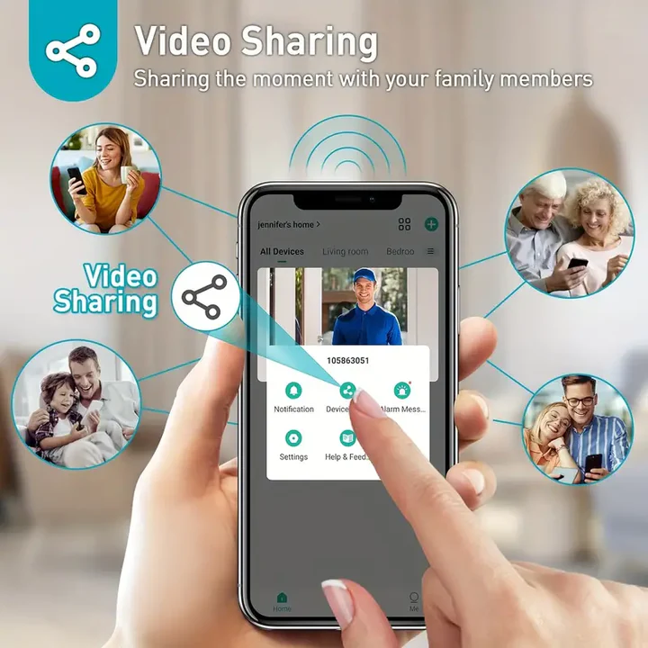 Drahtlose Wi-Fi Video-Türklingel