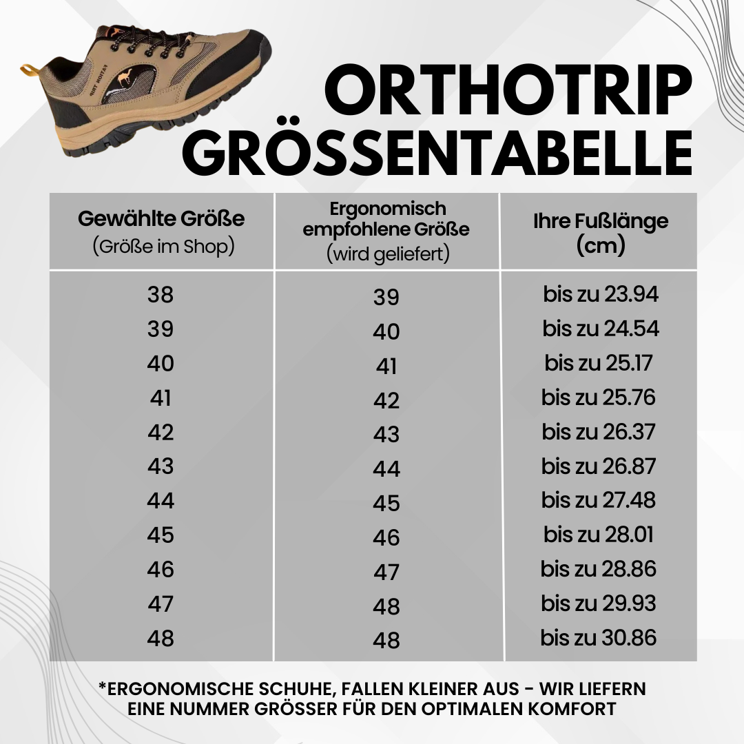 OrthoTrip - ergonomische, schmerzlindernde Komfortschuhe