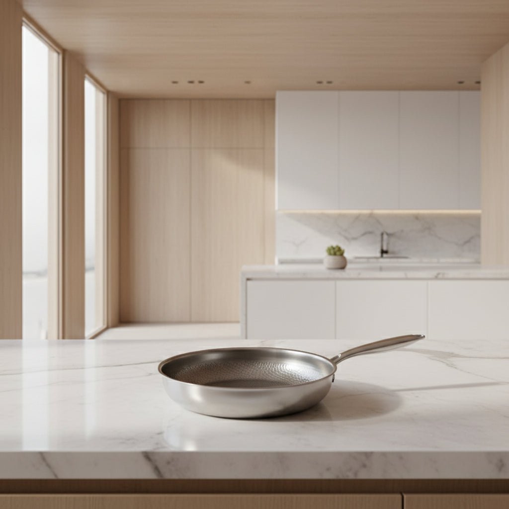 COOKVION – Titan gehämmerte Antihaft-Bratpfanne für Induktionskochfelder und moderne Küchen