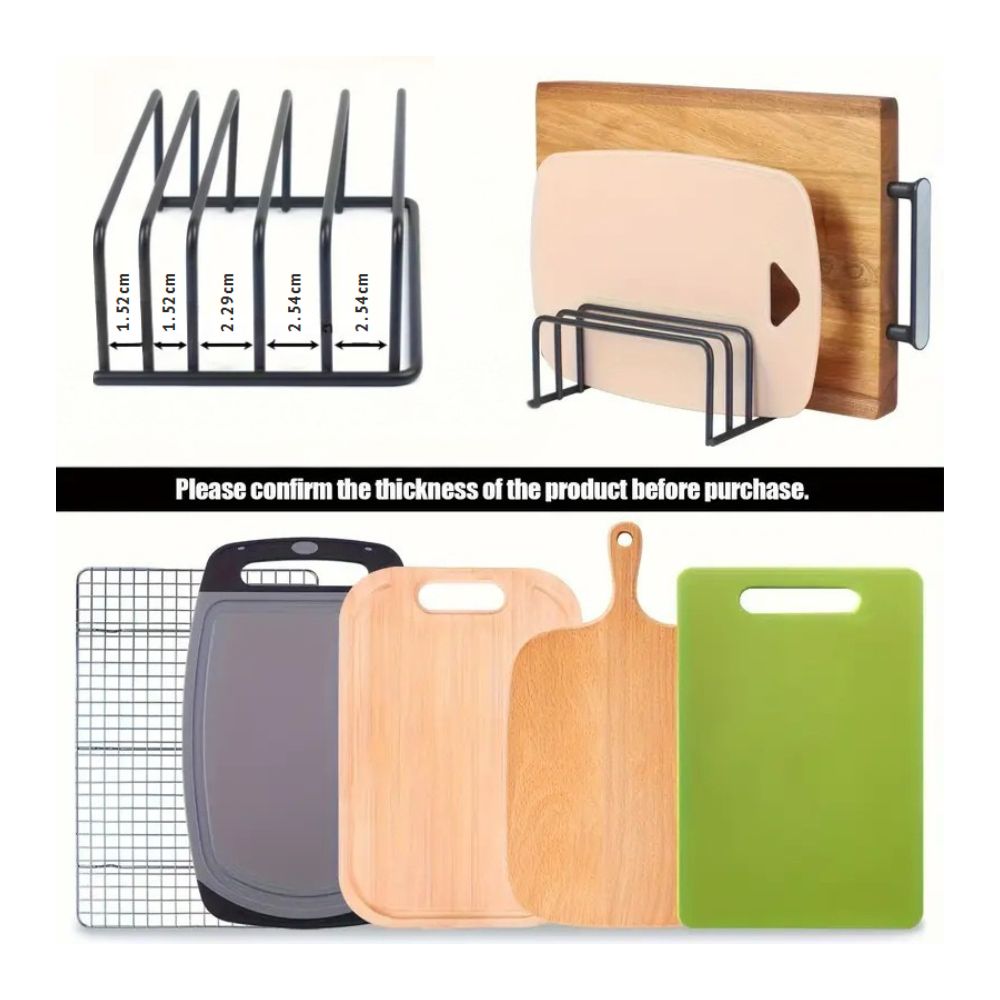 Stahl Schneidebrett Aufbewahrungsregal