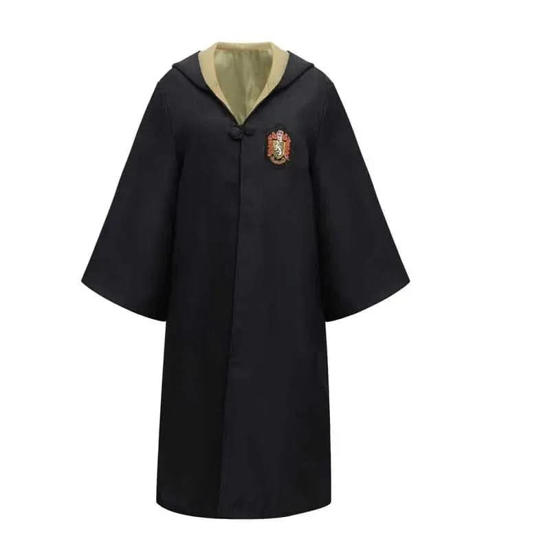 MAGICHOUSE – Hogwarts Zauberer Schüler Kostüm mit Robe, Zauberstab & Zubehör für Kinder & Erwachsene