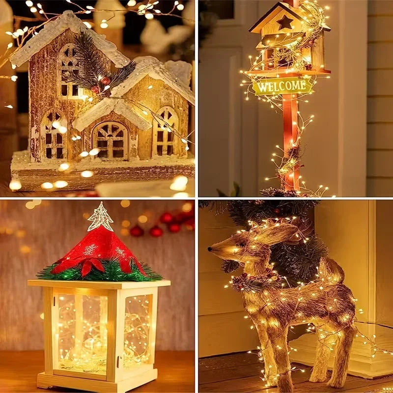Innere Weihnachts-LED-Lichter - USB-betrieben - Fernbedienung