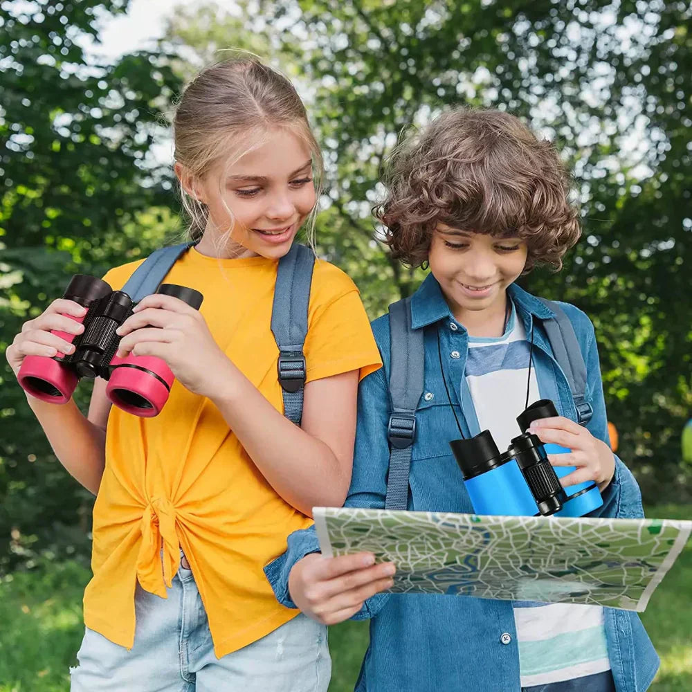 Kinderfernglas, kompakt, Outdoor-Abenteuer, Gummi-Griff