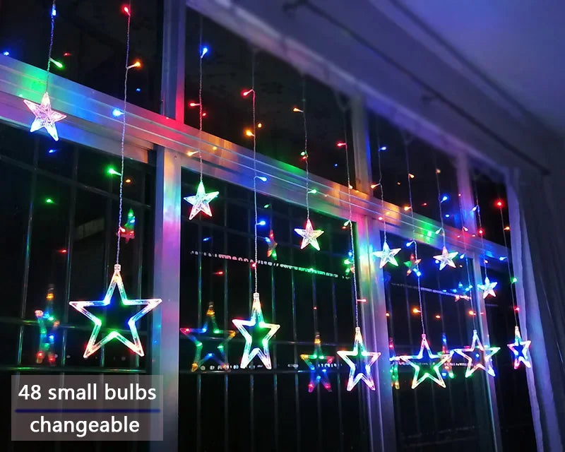 LED Sternen Girlande - Dekorative Beleuchtung
