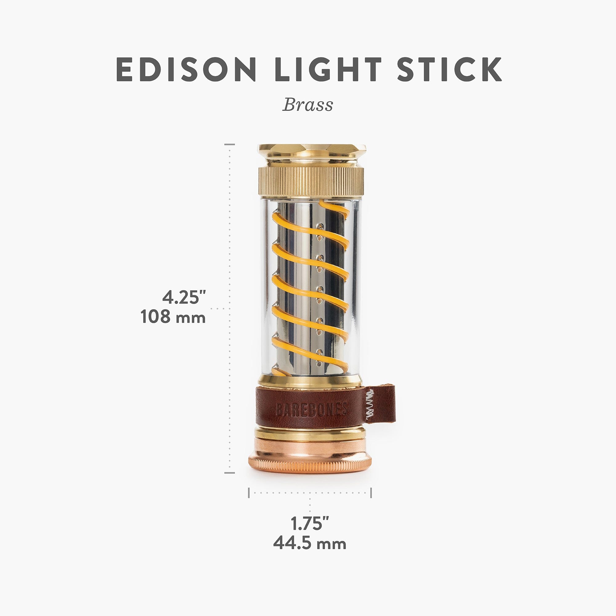 Edison Light Stick – Multifunktionale Laterne und Taschenlampe mit USB-C-Ladefunktion und 7 Beleuchtungsmodi