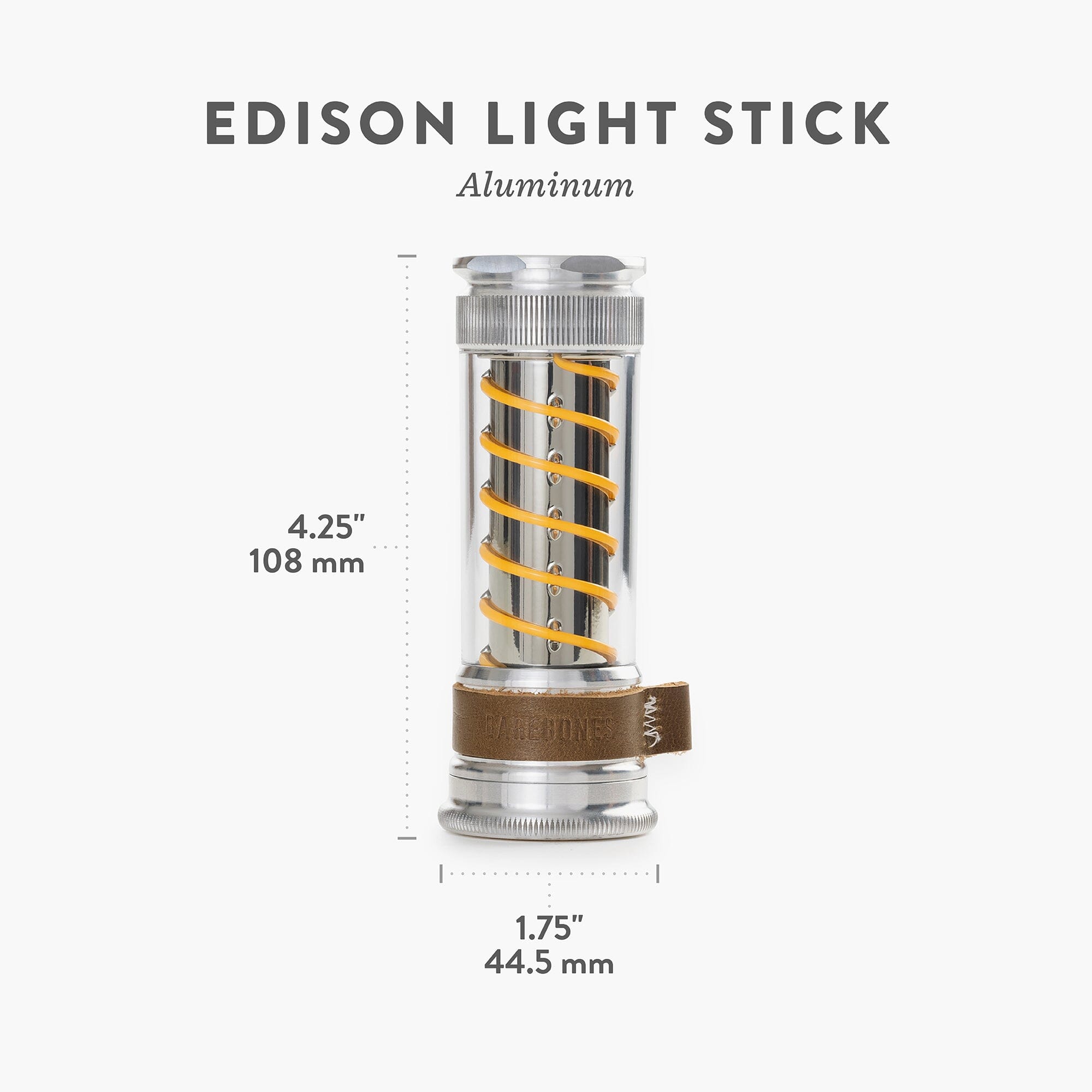 Edison Light Stick – Multifunktionale Laterne und Taschenlampe mit USB-C-Ladefunktion und 7 Beleuchtungsmodi