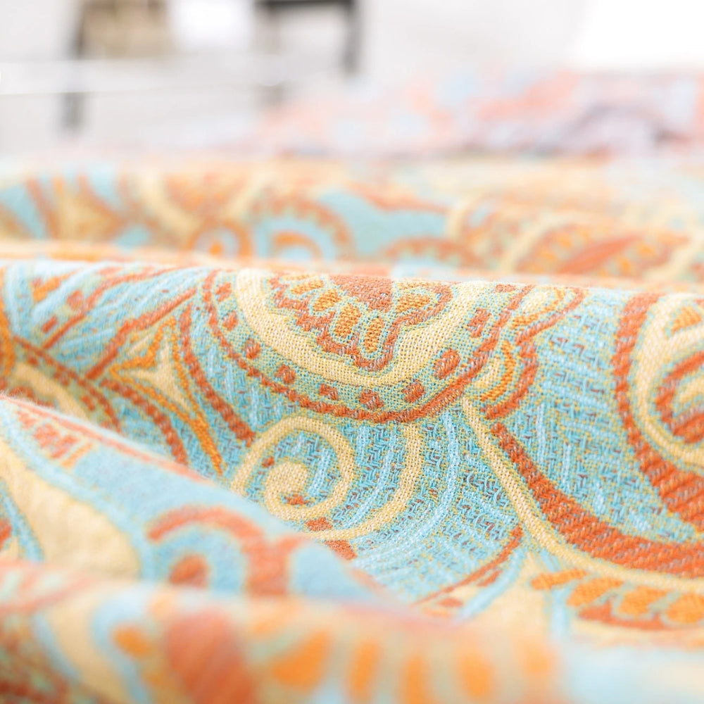 Umkehrbare Paisley Bohemian Baumwolldecke