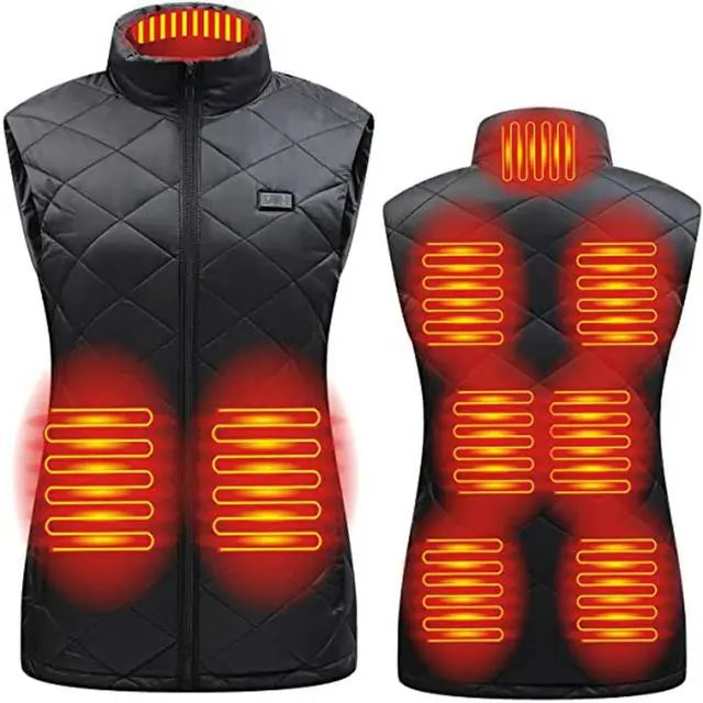 ThermaBelle Damen Heizweste | USB-Beheizte Weste mit Infrarot-Technologie | Wärmeregulierend & Unkompliziert | Ideal für Herbst & Winter