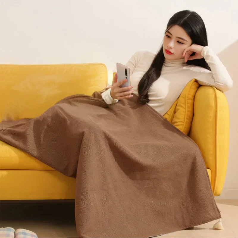 CozyTherm Wear USB-Heizdecke zum Tragen | 150 × 85 cm | 3 Temperaturstufen | Maschinenwaschbar & Tragbar