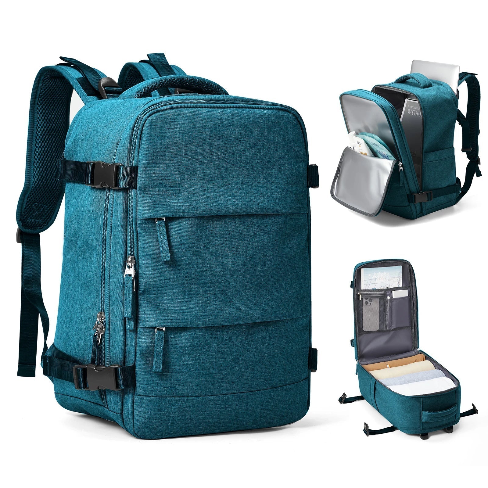 Reiserucksack Travomate | Wasserdicht & Vielseitig | 15,6" Laptopfach | Große Kapazität mit Nass-Trocken-Trennung
