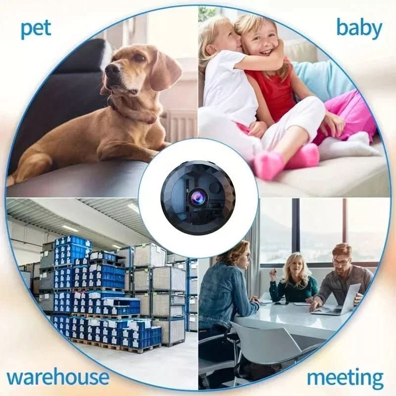 SECURECAM MINI – Magnetische Mini-WiFi-Kamera 1080P HD für diskrete Überwachung