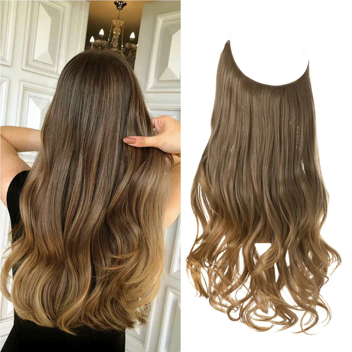 SecretHair | Qualitativ Echthaar-Extensions | 100% REMY-Qualität | Nahtloses Volumen & Länge | Natürlicher Glanz | Hitzebeständig & Langlebig