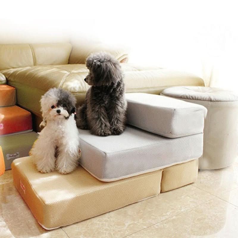DOGSTEP PRO – Luxuriöse Hundetreppe für gelenkschonenden Zugang zu Sofa & Bett