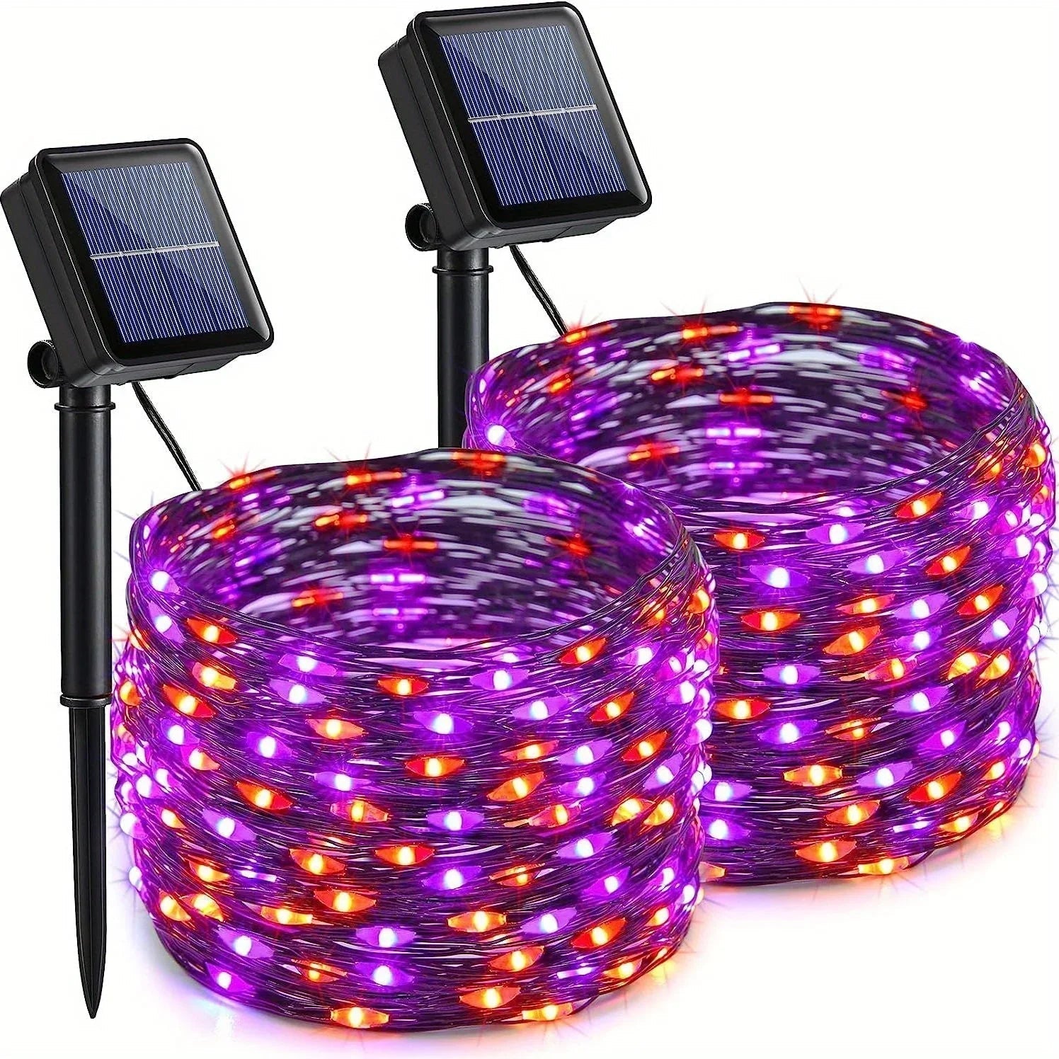 Solar-Lichterketten - Außenlichter - Garten Dekoration