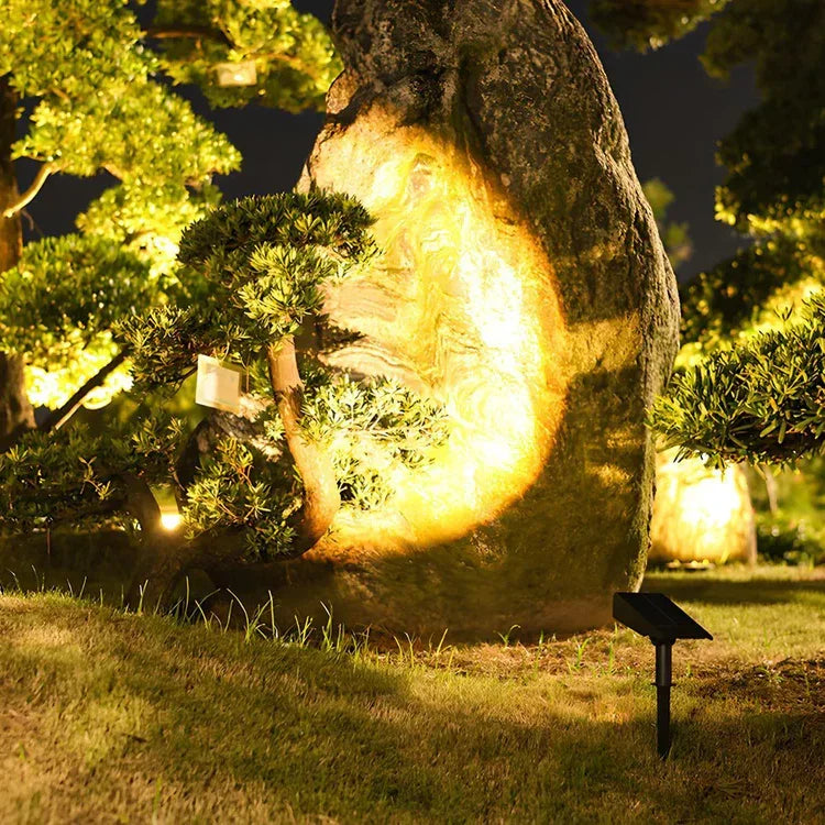 Solar LED Spotlight - Solarbetriebene Sicherheitslichter - Außenstrahler