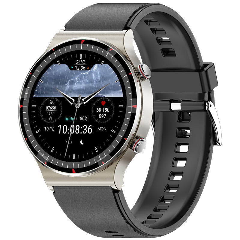 Medizinische EKG-Smartwatch | CFDA-zertifiziert | 512Hz High-Precision Biosensor | SpO2- & Herzfrequenz-Monitoring | KI-basierte Atemanalyse | IP67 Wasserdicht