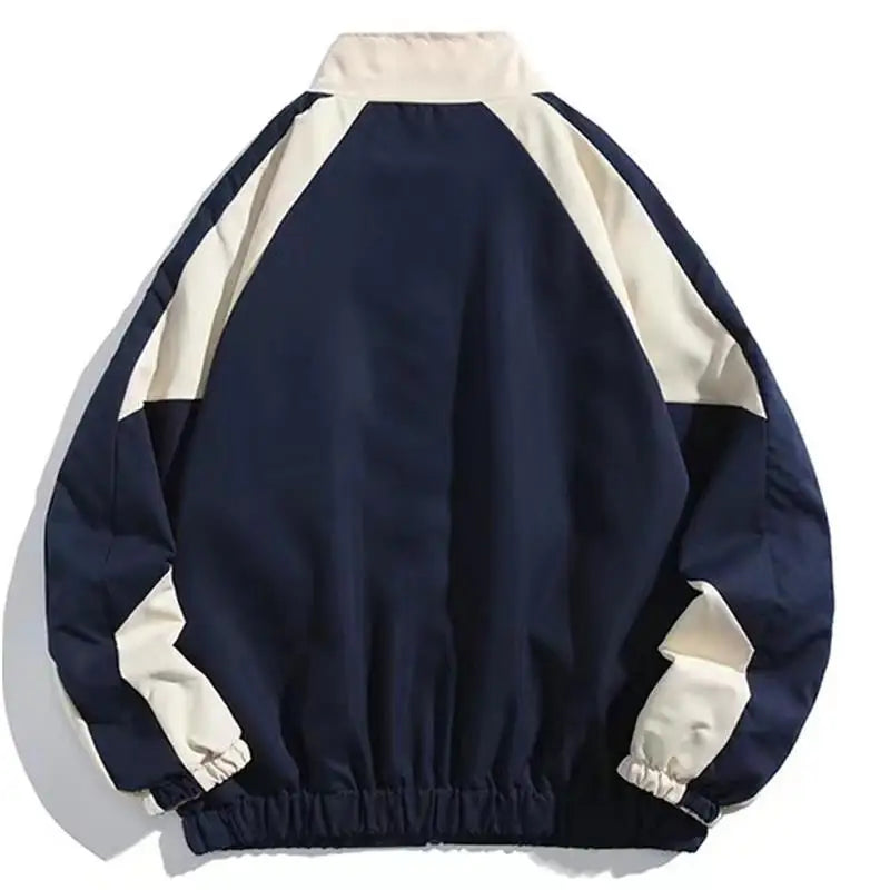 Trainingsjacke - Mit Reißverschluss - Oversized - Windbreaker-Jacke - Herrenjacke