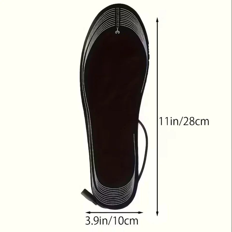 USB beheizte Schuhsohlen für Unisex | Elektrisch beheizte Einlegesohlen