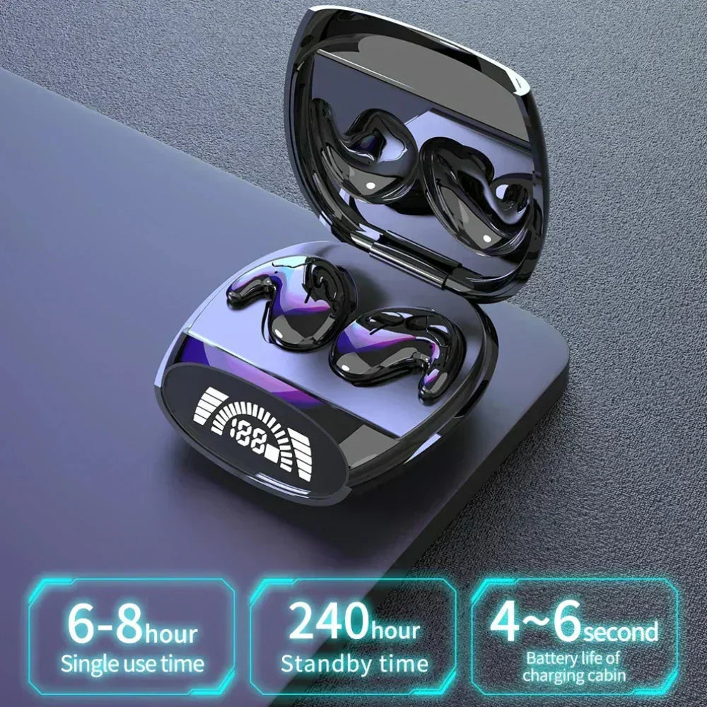 Kabellose Bluetooth-Ohrhörer, HiFi-Sound, Geräuschunterdrückung, wasserdicht