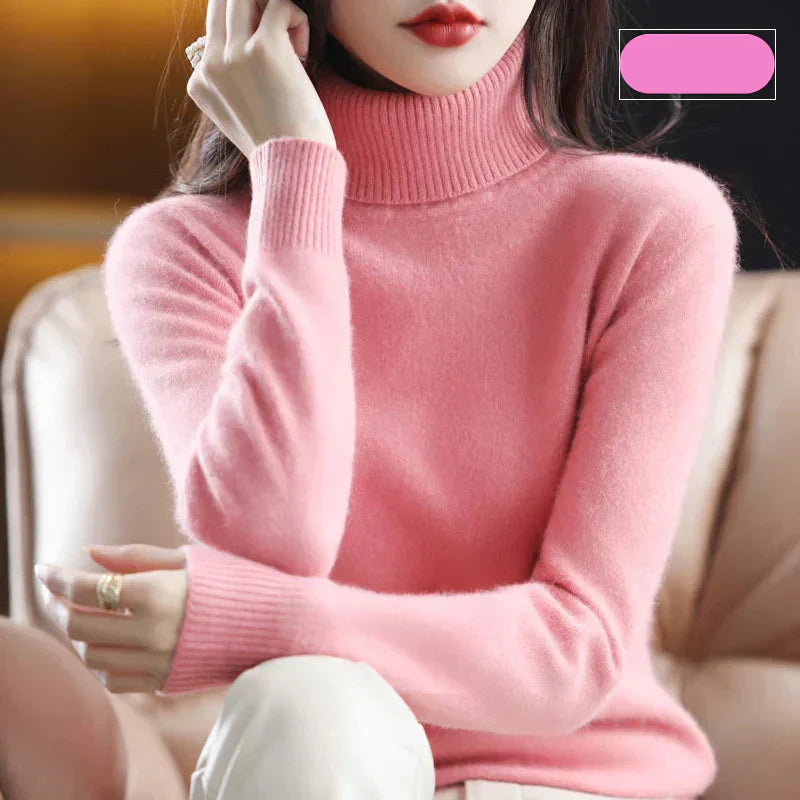 Weicher Rollkragenpullover aus Kaschmir | Damen