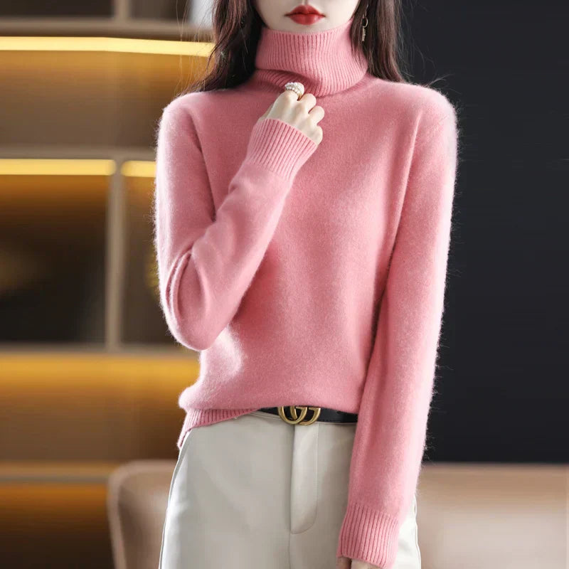 Weicher Rollkragenpullover aus Kaschmir | Damen
