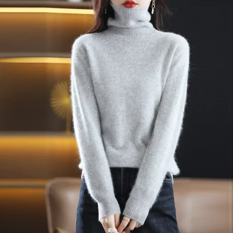 Weicher Rollkragenpullover aus Kaschmir | Damen