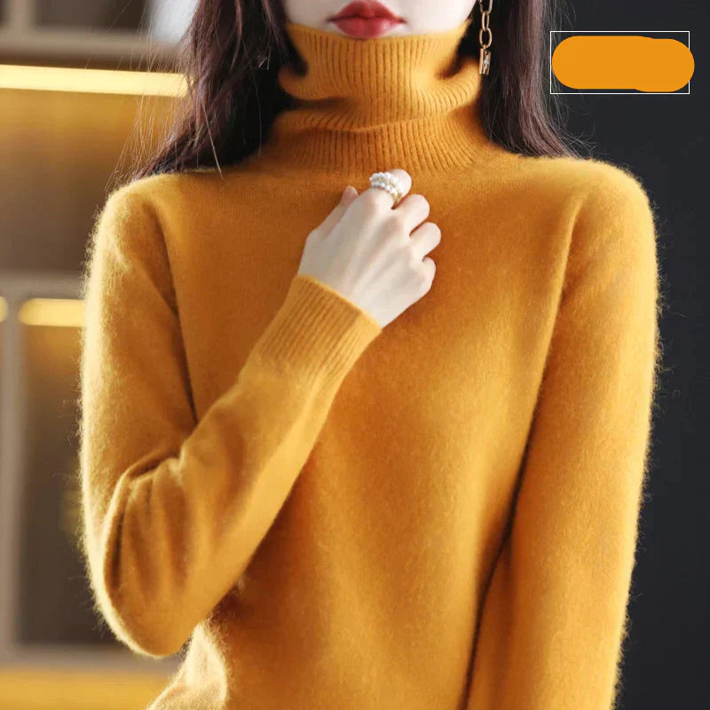 Weicher Rollkragenpullover aus Kaschmir | Damen