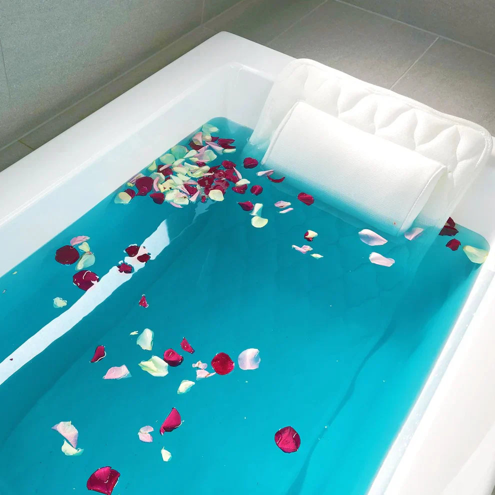Badewannen-Kissen | Ergonomisches Badekissen | Komfortabel in der Badewanne | Badelux