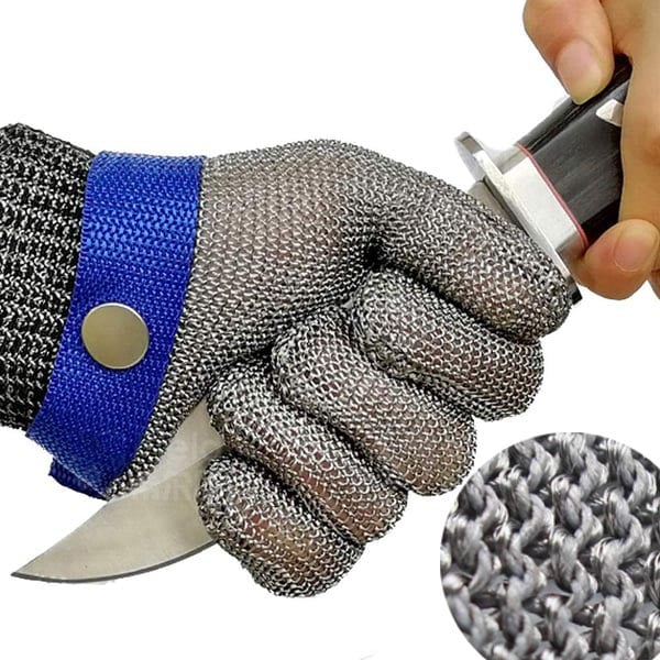 Lebensmittelqualität Edelstahl Mesh Metall Handschuh