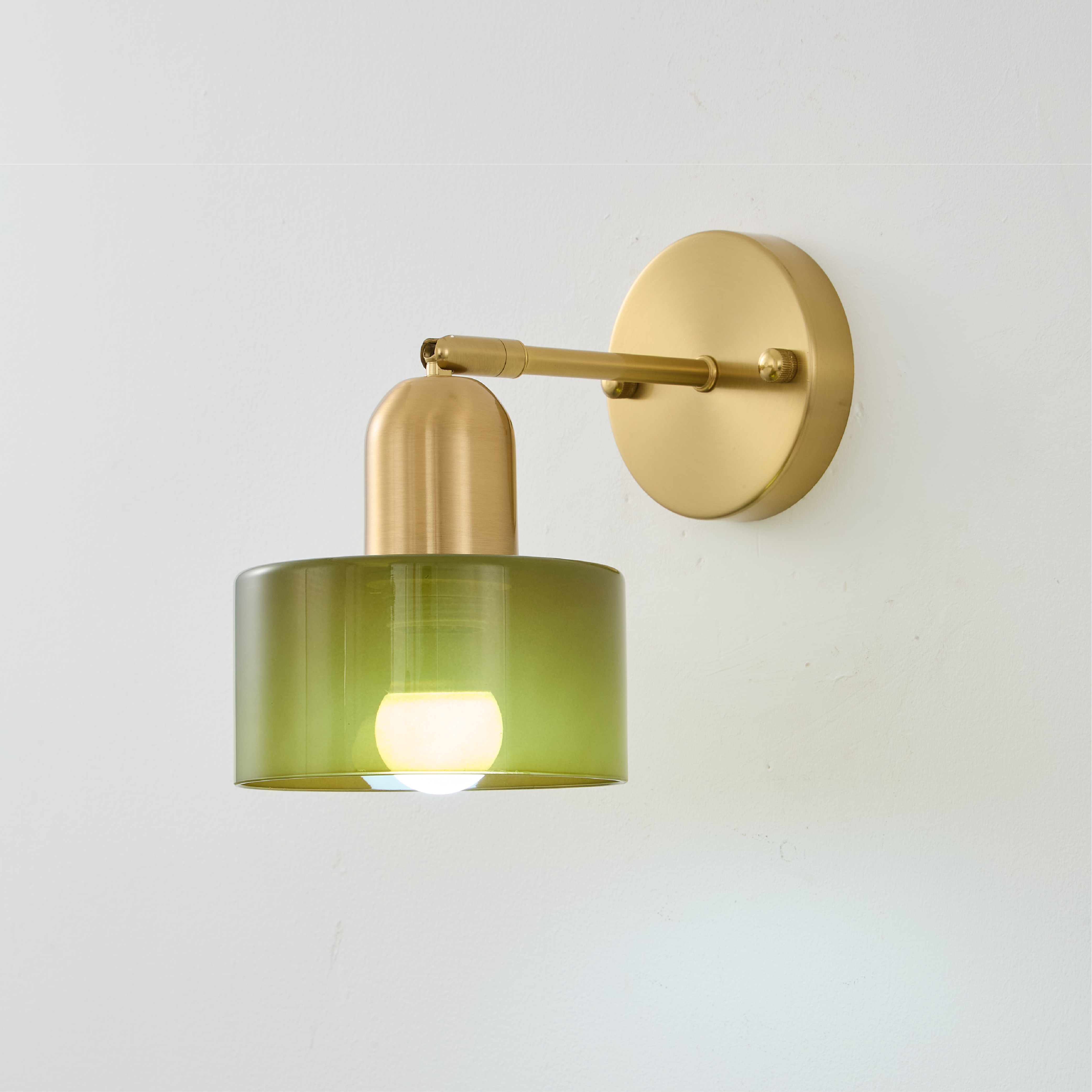 Bunte Glas Bauhaus Wandleuchte