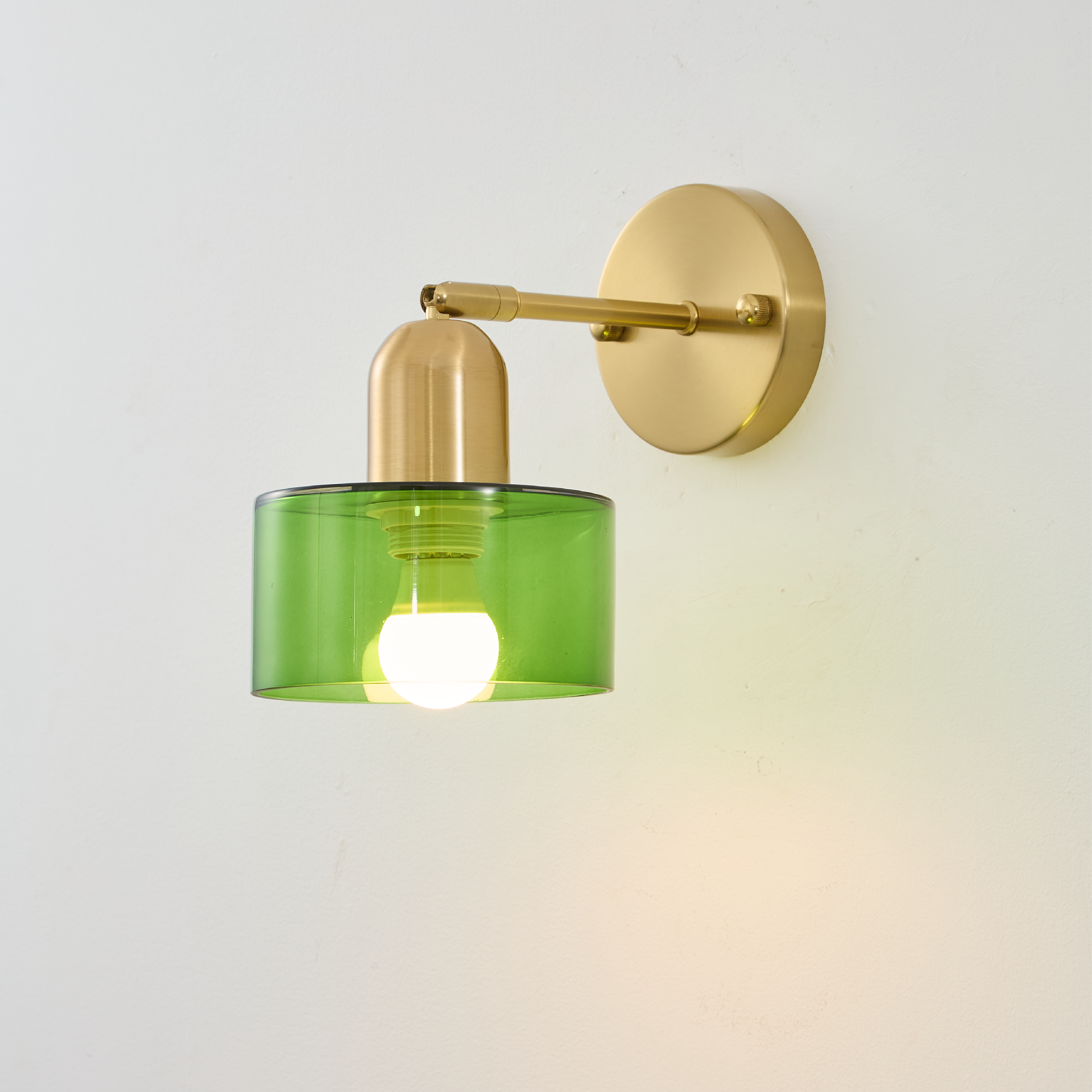 Bunte Glas Bauhaus Wandleuchte