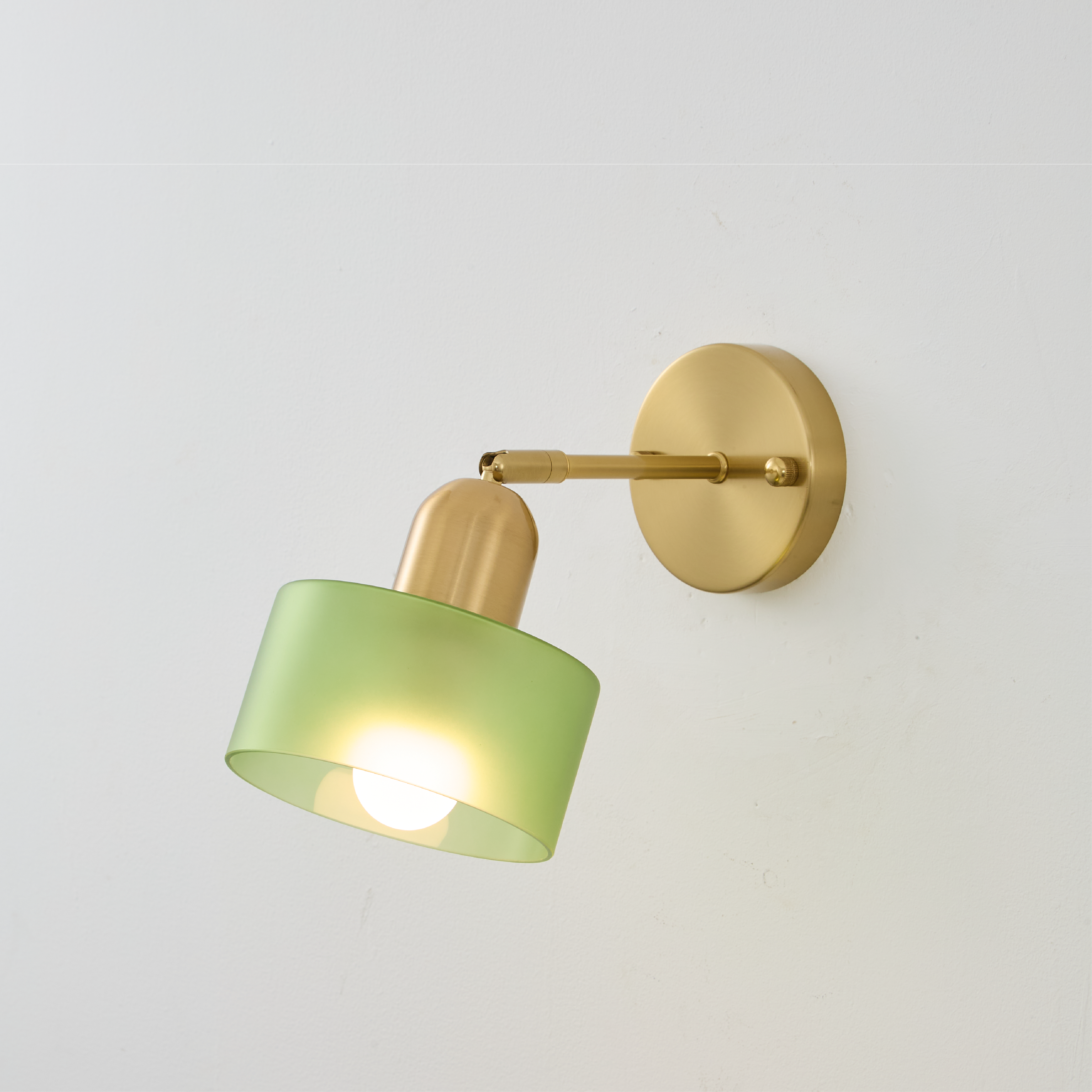 Bunte Glas Bauhaus Wandleuchte