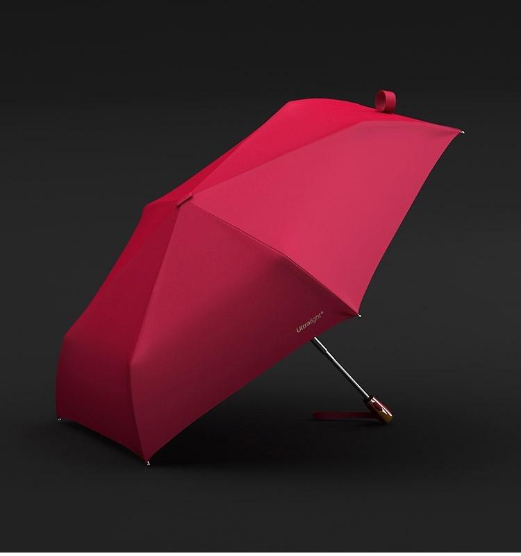 Solivento Ultra-Leicht Luxusregenschirm | UV-Schutz 95% | Windfest & Schnell Trocknend | Automatisch & Kompakt