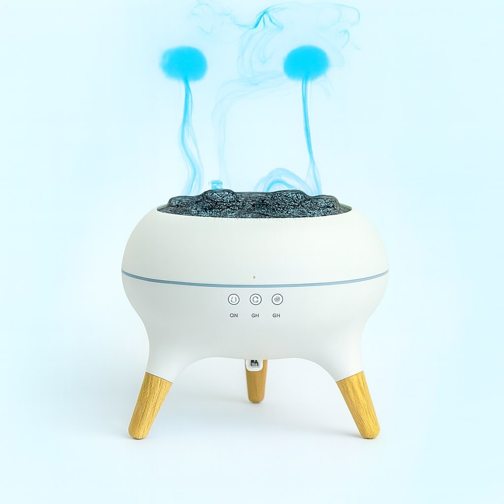 Luftbefeuchter & Diffusor | Aroma Diffusor mit LED-Licht & Timer | JellyDream