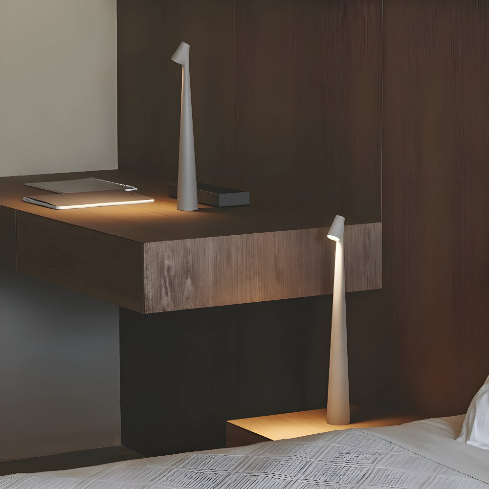 Kabellose LED Tischlampe | Lampe für Wohnzimmer & Schreibtisch | Moderne wiederaufladbare Tischleuchte | VivaLume