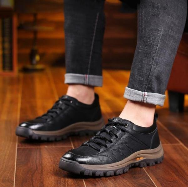 Bequeme und Wasserdichte Orthopädische Lederschuhe für Herren
