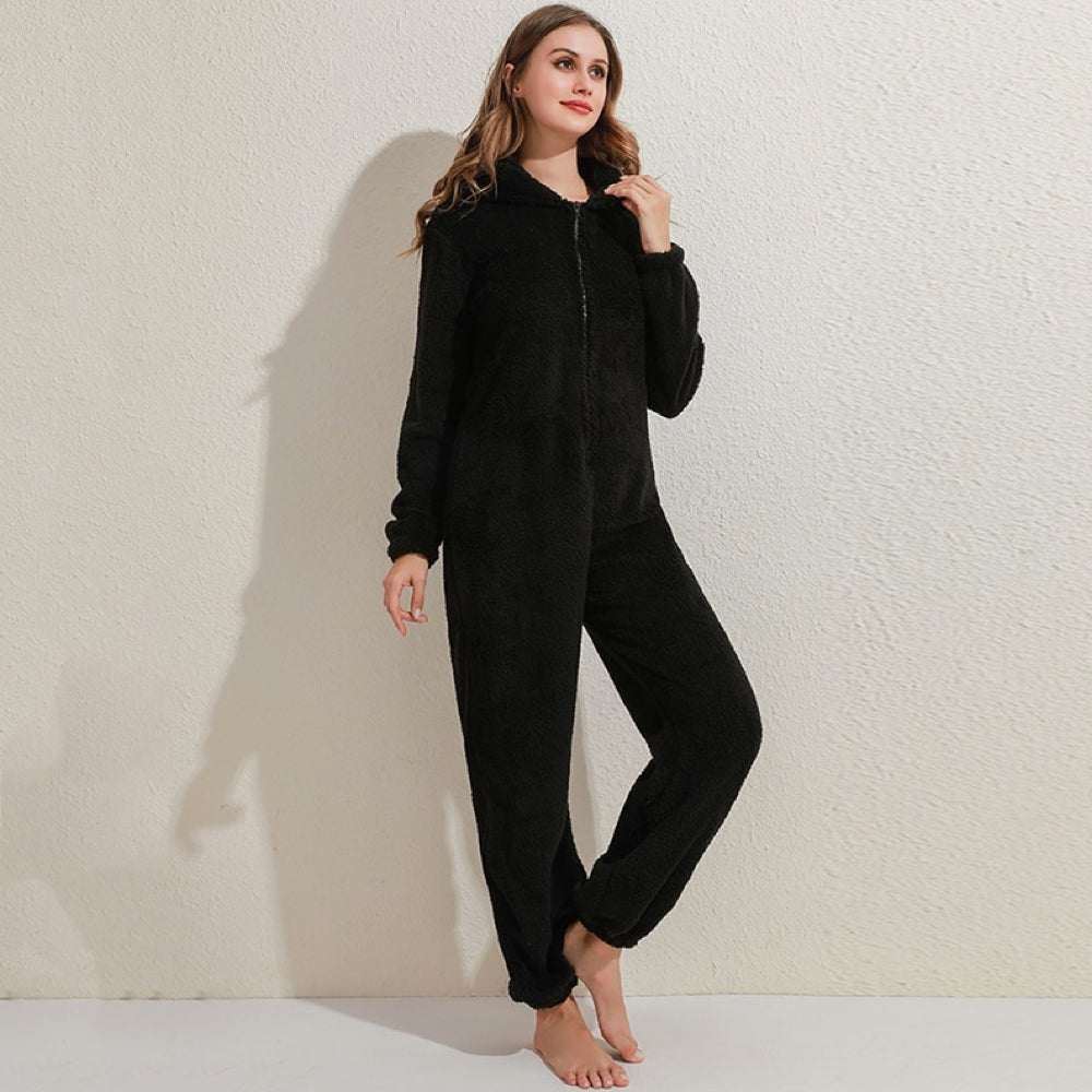 Onesie Jumpsuit für Frauen | Fleece Overalls | Schmusi