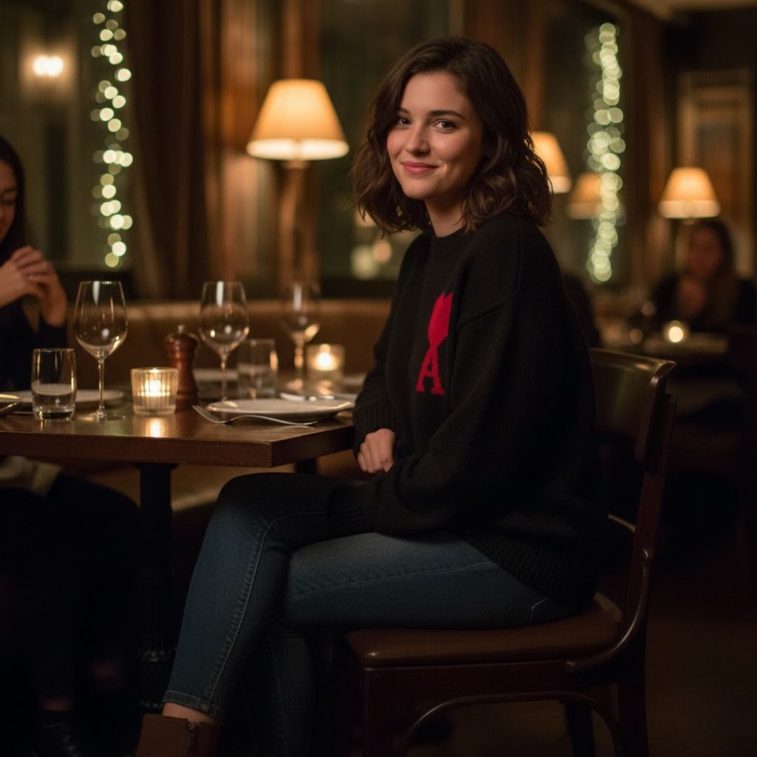 Damen-Pullover mit Herzmotiv – Stil & Komfort