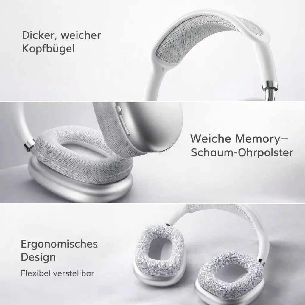 Over-Ear Noise Cancelling Kopfhörer mit Bluetooth & Aktiver Geräuschunterdrückung (ANC) | Audilux