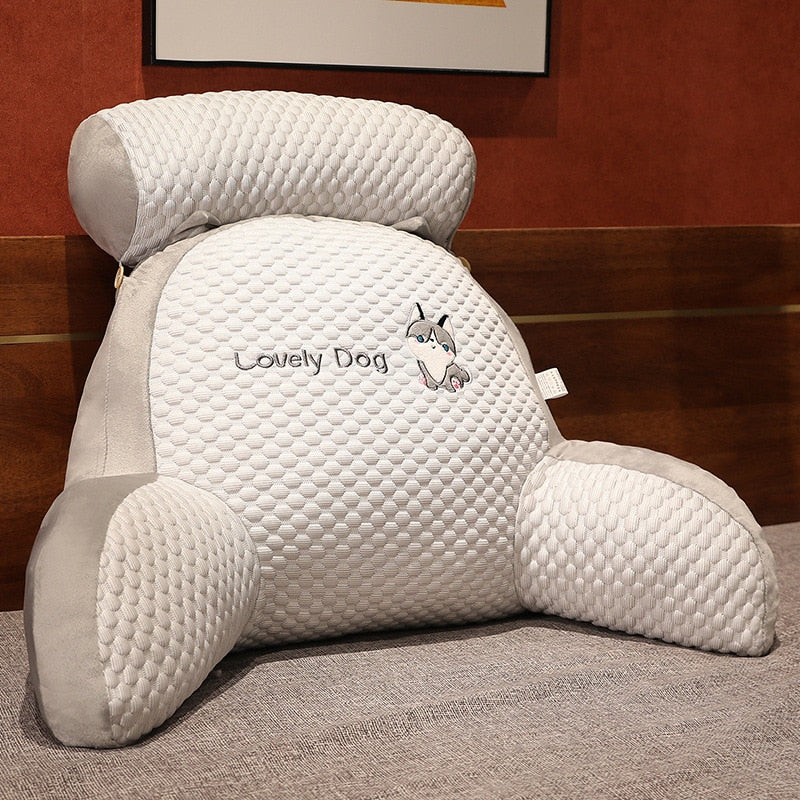 Rückenstützkissen mit Rückenunterstützung | Lese-Kissen für Bett & Sofa | RelaxHug