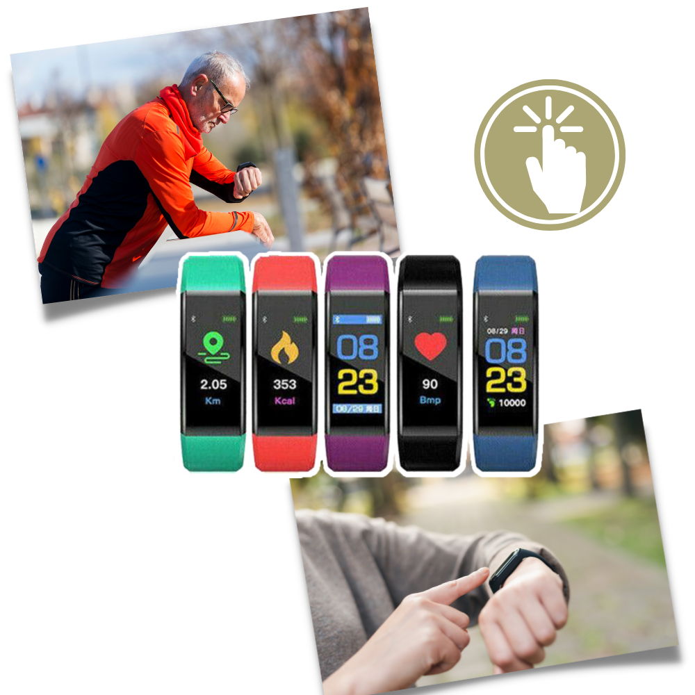 Senioren Smartwatch | Herzfrequenz & Blutdruck immer im Blick
